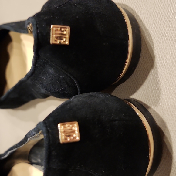 Black Suede Pointed Toe Flats Women's Size 8.5 - Picture 8 of 8